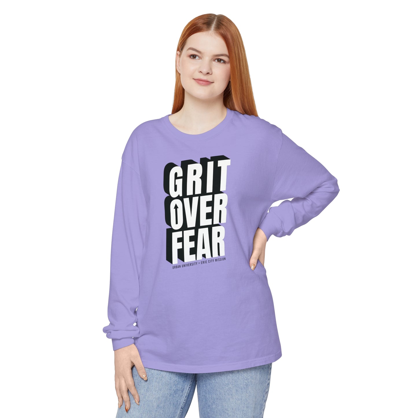 Grit Over Fear Long Sleeve Tee