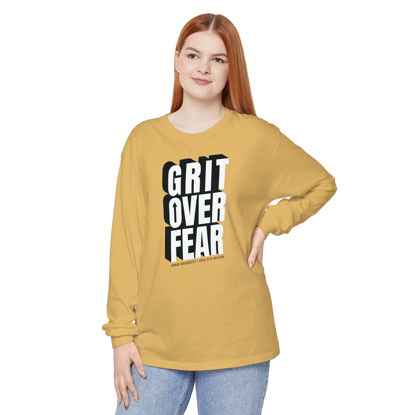 Grit Over Fear Long Sleeve Tee