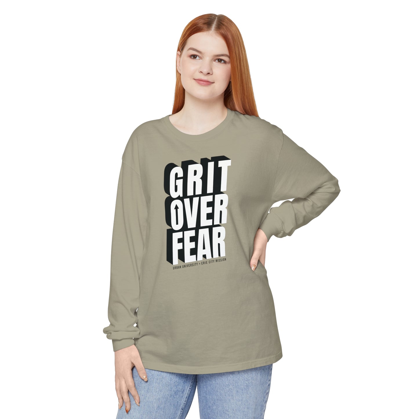 Grit Over Fear Long Sleeve Tee